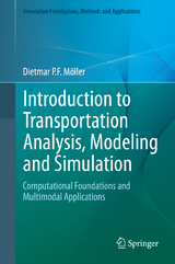 Introduction to Transportation Analysis, Modeling and Simulation - Dietmar P.F. Möller