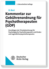 Kommentar zur Gebührenordnung für Psychotherapeuten (GOP) - Dieter Best