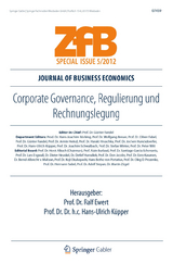 Corporate Governance, Regulierung und Rechnungslegung - 