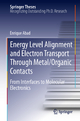 Energy Level Alignment and Electron Transport Through Metal/Organic Contacts