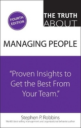 Truth About Managing People, The - Robbins, Stephen