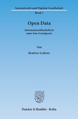 Open Data. - Beatrice Lederer