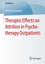 Therapist Effects on Attrition in Psychotherapy Outpatients - Dirk Zimmermann