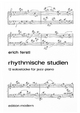 Rhythmische Studien - Erich Ferstl