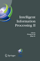 Intelligent Information Processing II: IFIP TC12/WG12.3 International Conference on Intelligent Information Processing (IIP2004) October 21-23, 2004,