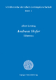 Andreas Hofer: Libretto zum Singspiel in einem Act von Albert Lortzing (Schriftenreihe der Albert-Lortzing-Gesellschaft)