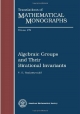 Algebraic Groups and Their Birational Invariants - V. E. Voskresenskii