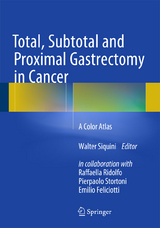 Total, Subtotal and Proximal Gastrectomy in Cancer - 