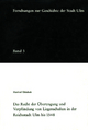 Das Recht der Übertragung und Verpfändung von Liegenschaften in der Reichsstadt Ulm bis 1548
