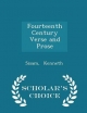 Fourteenth Century Verse and Prose - Scholar's Choice Edition by Sisam Kenneth Paperback | Indigo Chapters