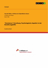 'Desistance'-Forschung. Psychologische Aspekte in der Bewährungshilfe -  Anonym