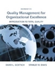 Quality Management for Organizational Excellence - David Goetsch; Stanley Davis