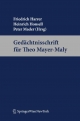 Gedächtnisschrift für Theo Mayer-Maly - Friedrich Harrer;  Heinrich Honsell;  Peter Mader