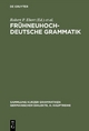 Frühneuhochdeutsche Grammatik Robert P. Ebert Editor