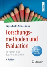 Forschungsmethoden und Evaluation für Human- und Sozialwissenschaftler - Jürgen Bortz, Nicola Döring