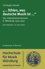 „... fühlen, was deutsche Musik ist ...“ - Christoph Henzel