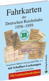 Fahrkarten der Deutschen Reichsbahn 1958–1959 - 