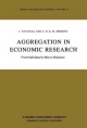 Aggregation in Economic Research - J. van Daal;  A.H. Merkies