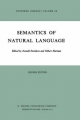 Semantics of Natural Language - D. Davidson;  Gilbert Harman