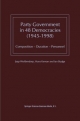 Party Government in 48 Democracies (1945-1998) - I. Budge;  Hans Keman;  J.J. Woldendorp