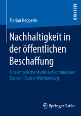 Nachhaltigkeit in der öffentlichen Beschaffung - Florian Hepperle