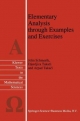Elementary Analysis through Examples and Exercises - John Schmeelk;  Djurdjica Takaci;  Arpad Takaci