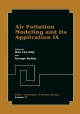 Air Pollution Modeling and Its Application IX - H. Van Dop;  George Kallos