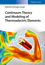 Continuum Theory and Modeling of Thermoelectric Elements - 