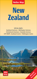 Nelles Map Landkarte New Zealand