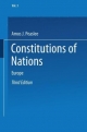 Constitutions of Nations - Amos J. Peaslee