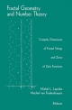 Fractal Geometry and Number Theory - Machiel van Frankenhuysen;  Michel L. Lapidus