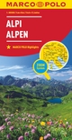 Alpy mapa: Marco Polo Alpen: Wegenkaart 1:800 000