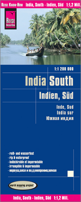 Reise Know-How Landkarte Indien, Süd / India, South (1:1.200.000) - Reise Know-How Verlag Peter Rump