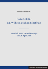 Festschrift für Dr. Wilhelm Michael Schaffrath - 