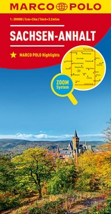MARCO POLO Regionalkarte Deutschland 08 Sachsen-Anhalt 1:200.000 - 