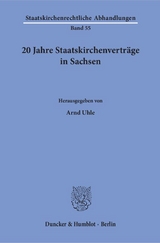 20 Jahre Staatskirchenverträge in Sachsen. - 