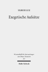 Exegetische Aufsätze - Ulrich Luz