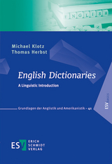 English Dictionaries - Michael Klotz, Thomas Herbst