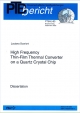 High Frequency Thin-Film Thermal Converter an a Quartz Crystal Chip - L. Scarioni
