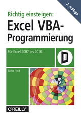 Richtig einsteigen: Excel-VBA-Programmierung - Bernd Held