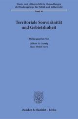 Territoriale Souveränität und Gebietshoheit. - 