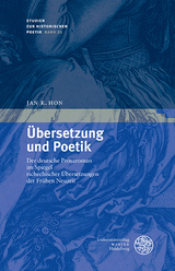 Übersetzung und Poetik - Jan K. Hon