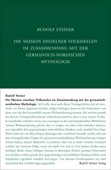Die Mission einzelner Volksseelen im Zusammenhange mit der germanisch-nordischen Mythologie - Steiner, Rudolf; Rudolf Steiner Nachlassverwaltung