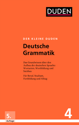 Der kleine Duden – Deutsche Grammatik - Hoberg, Rudolf; Dudenredaktion; Hoberg, Ursula
