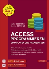 Access programmieren - Doberenz, Walter; Gewinnus, Thomas