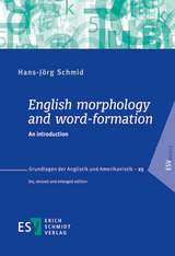 English morphology and word-formation - Schmid, Hans-Jörg