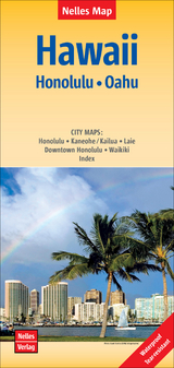 Nelles Map Landkarte Hawaii : Honolulu, Oahu