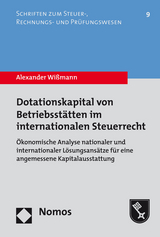 Dotationskapital von Betriebsstätten im internationalen Steuerrecht - Alexander Wißmann