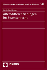 Altersdifferenzierungen im Beamtenrecht - Maximilian Heuger
