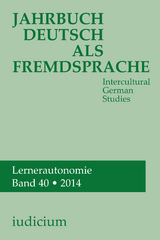 Jahrbuch Deutsch als Fremdsprache Band 40 / 2014 - 